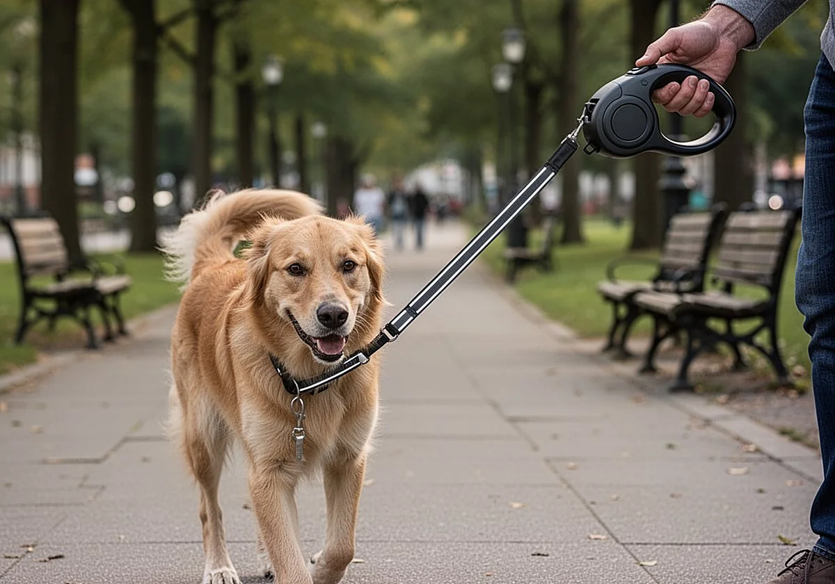 Las mejores correas extensibles para pasear perros en la ciudad y el parque