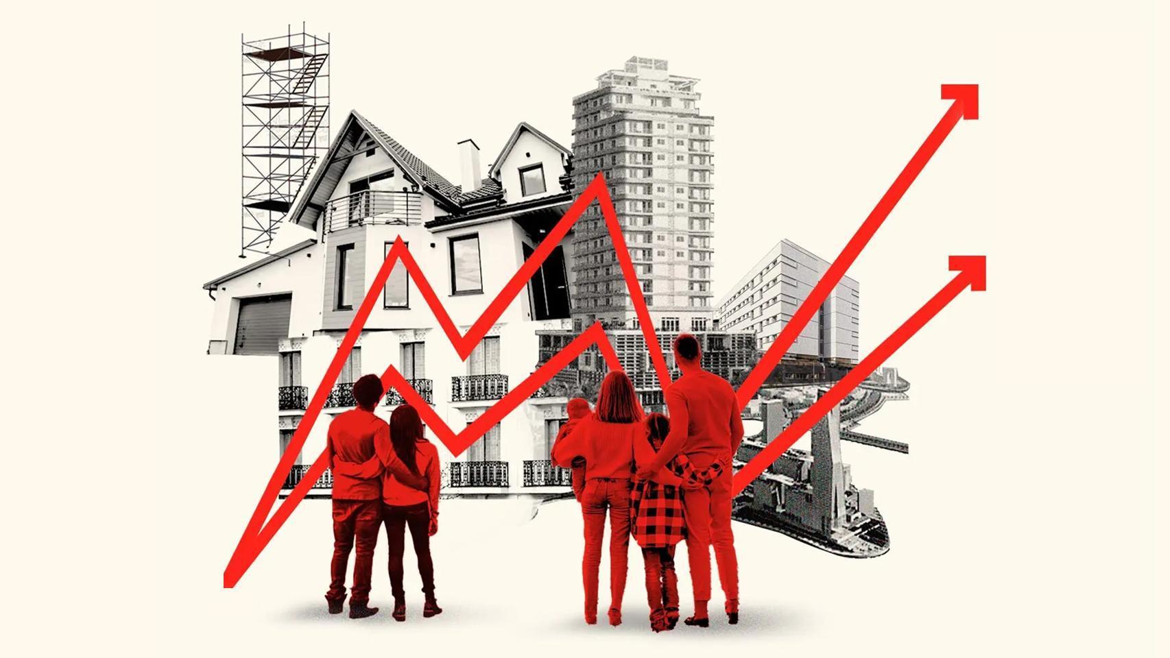 La vivienda, disparada: comprar una casa exige ya ocho años íntegros de ingresos de una familia española