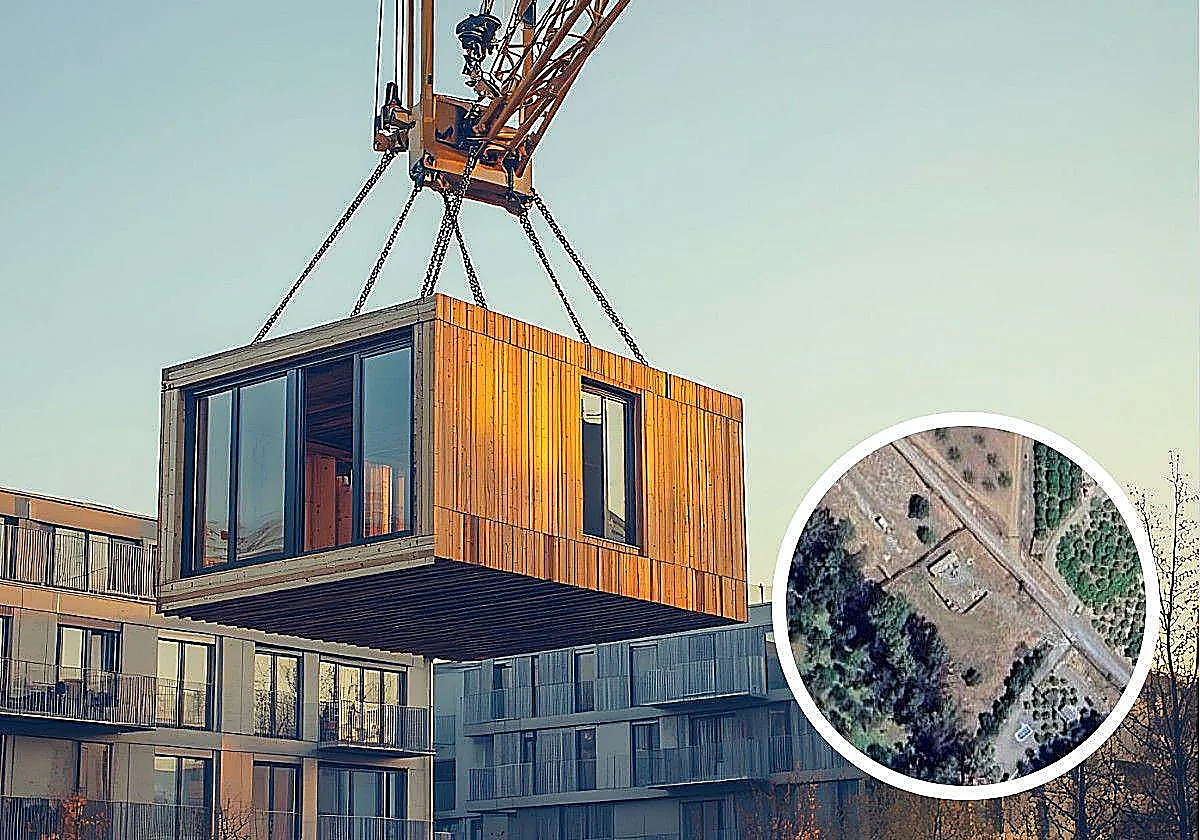 Malaga police investigate prefabricated house theft with crane from rural Guadalhorce Valley property