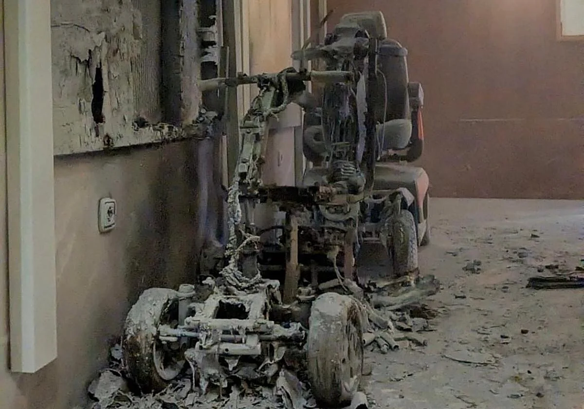 A fire caused by two mobility scooters forces the evacuation of a hotel in Torremolinos
