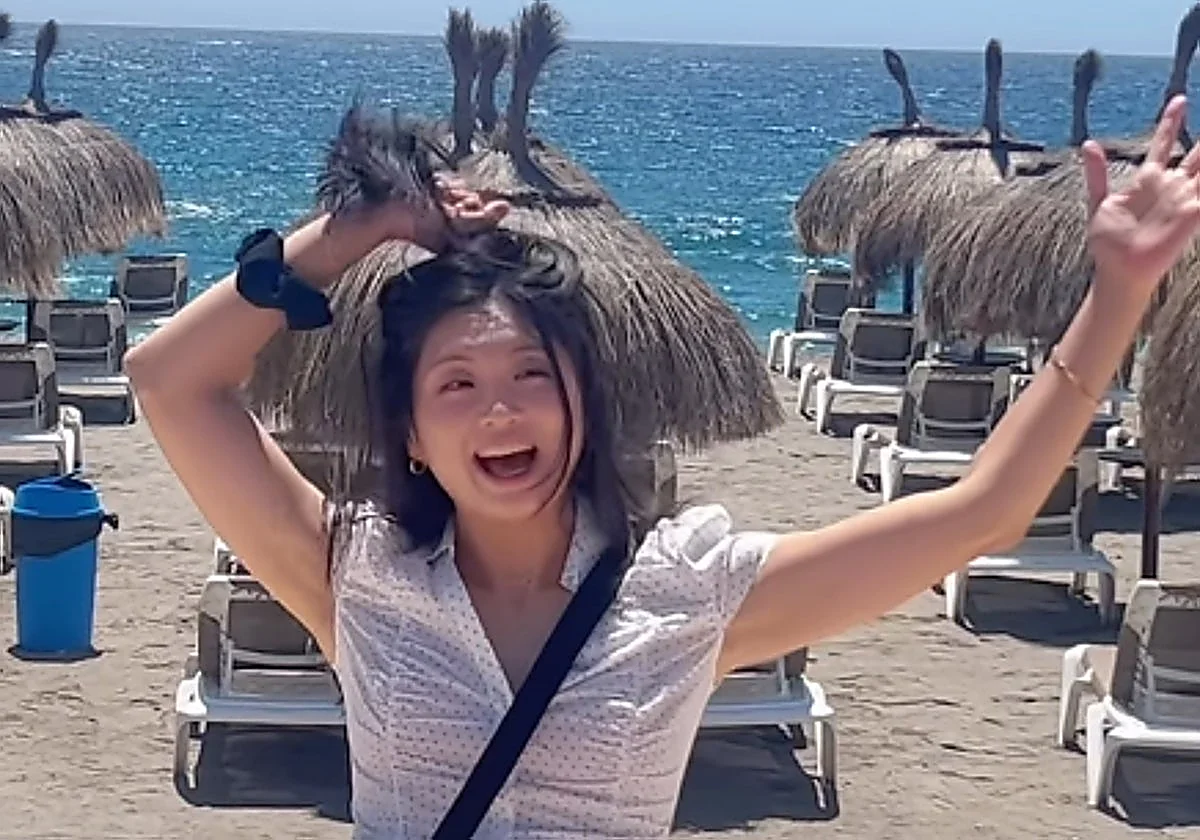 The Korean influencer who has put Almeria on the map