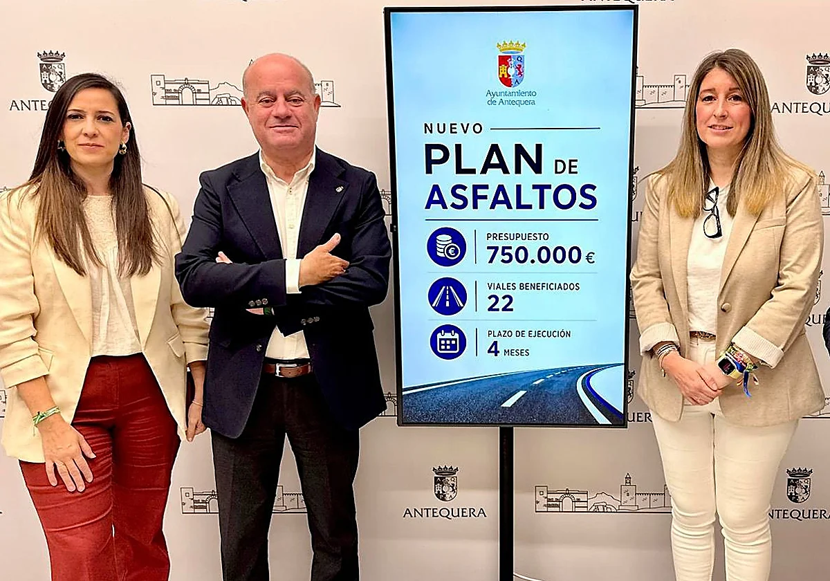 Antequera activa un plan de asfaltos de más de un millón de euros para calles y el parque empresarial