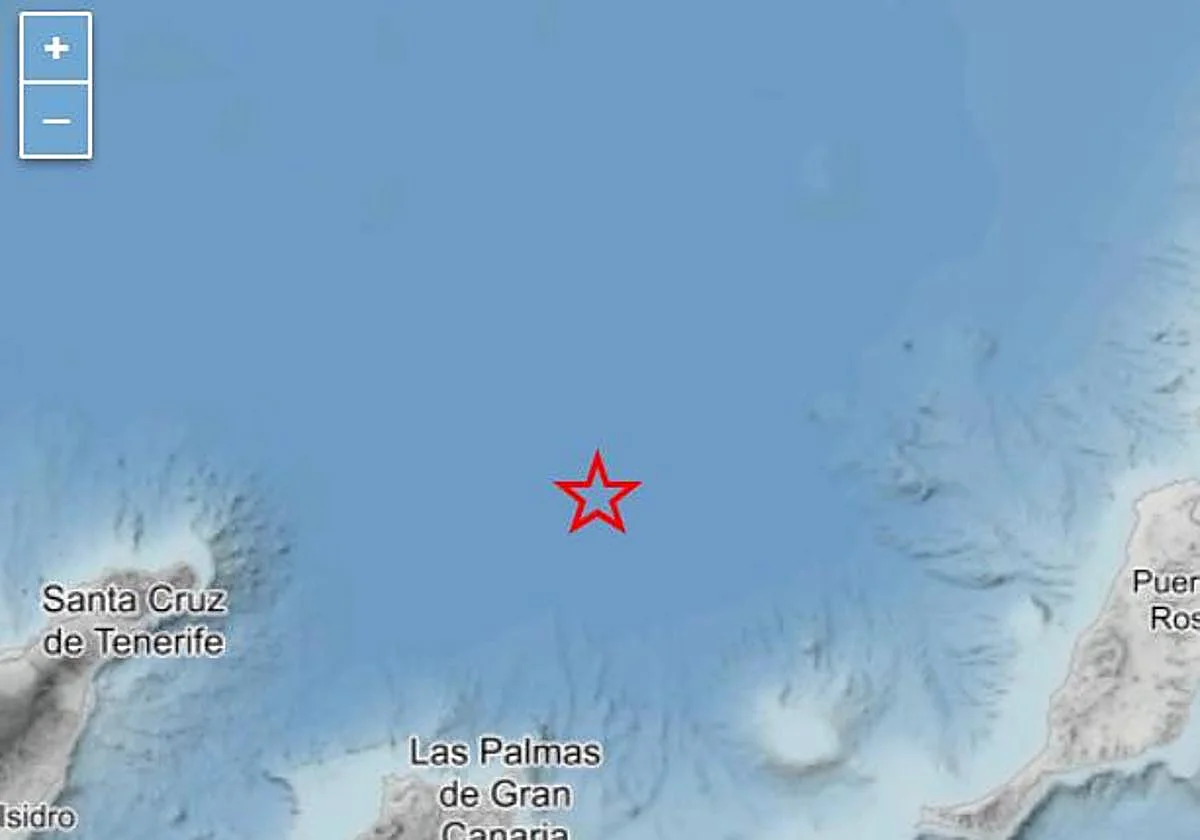 Un terremoto de magnitud 4,8 se ha sentido en Gran Canaria