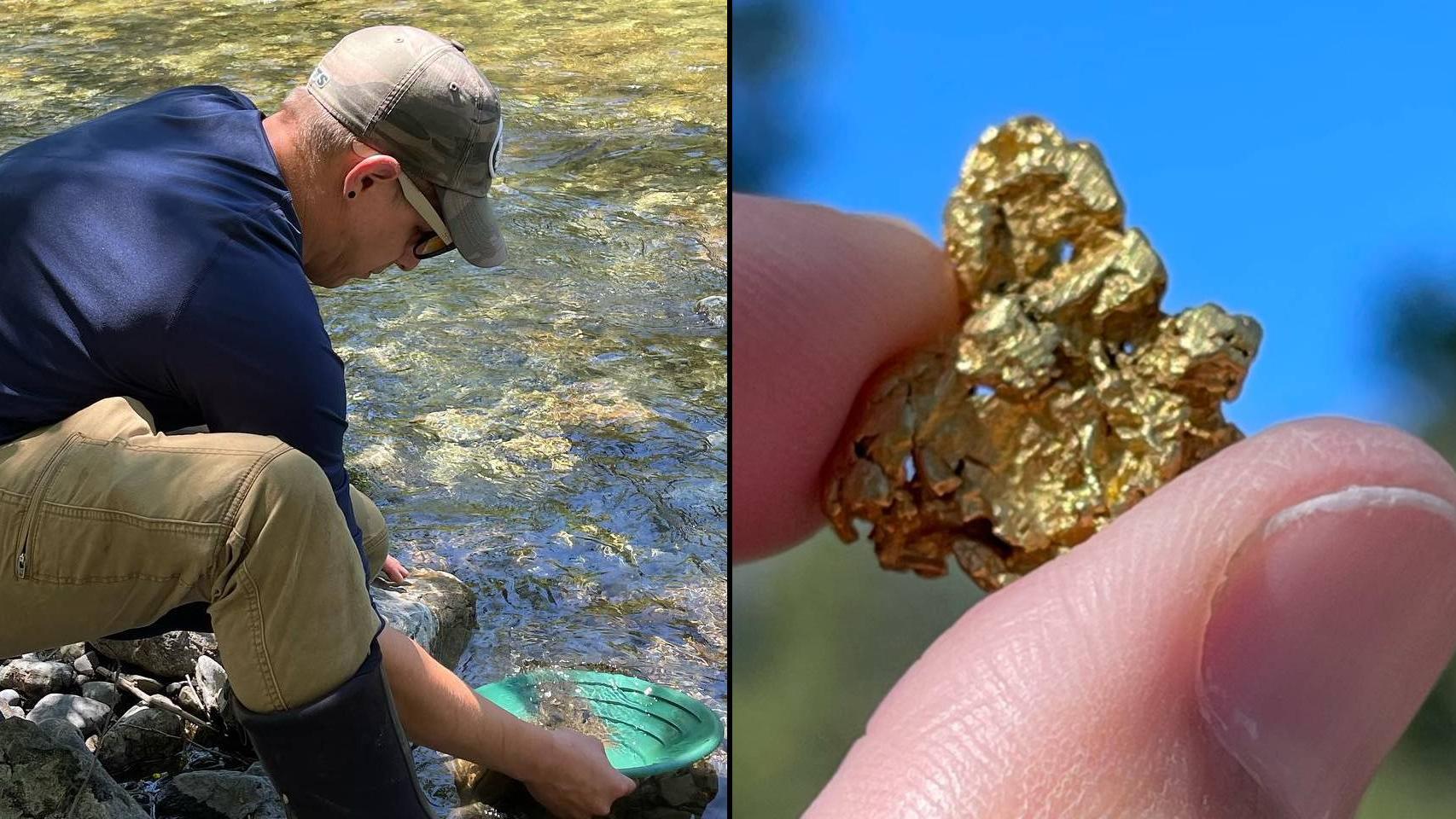 Vuelve la fiebre del oro al Oeste americano: el aumento del coste de la vida envía a miles a buscar fortuna en ríos y desiertos
