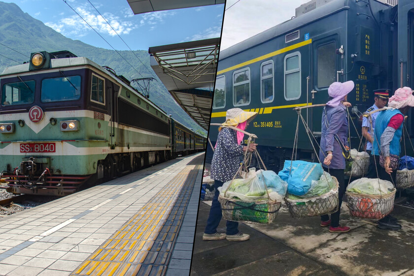 Mientras China presume de sus trenes de alta velocidad, hay otros que van a 40 km/h y son igual de importantes