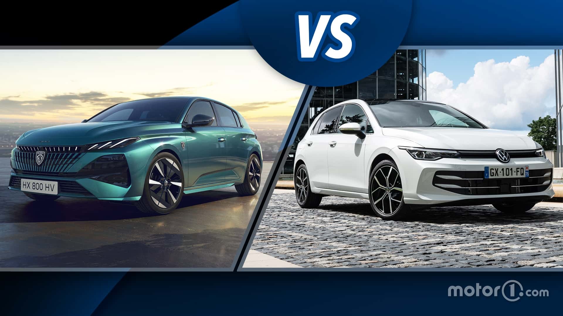 Peugeot 308 contra Volkswagen Golf: los compactos híbridos se enfrentan