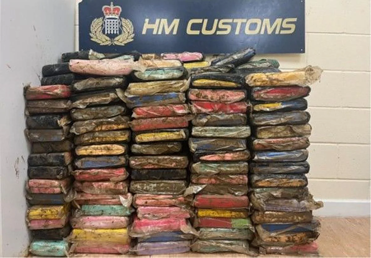 Gibraltar customs seizes £25m cocaine haul in double ship raid