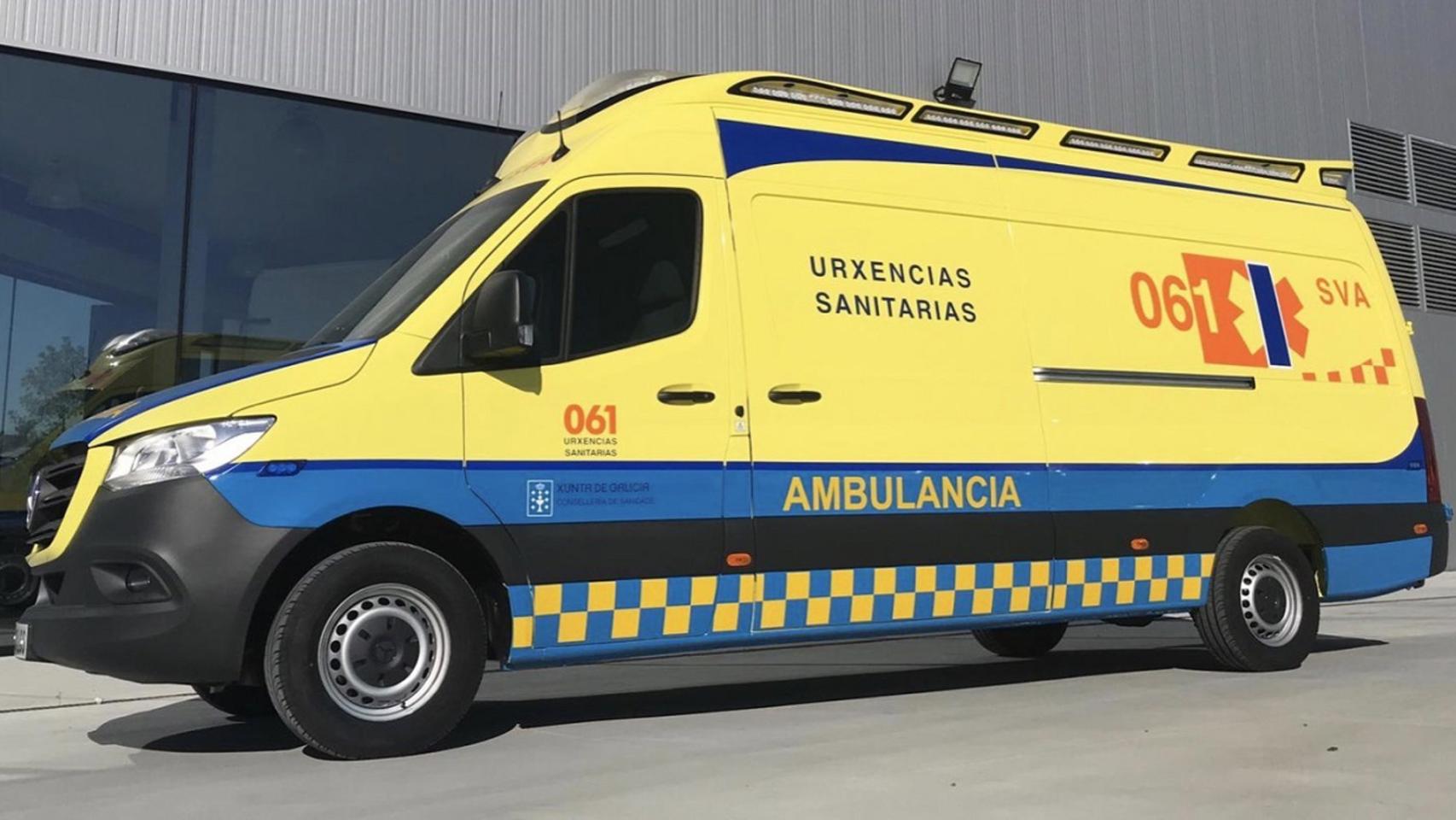 Cuatro jóvenes resultan heridos tras sufrir una salida de vía en Santiago de Compostela