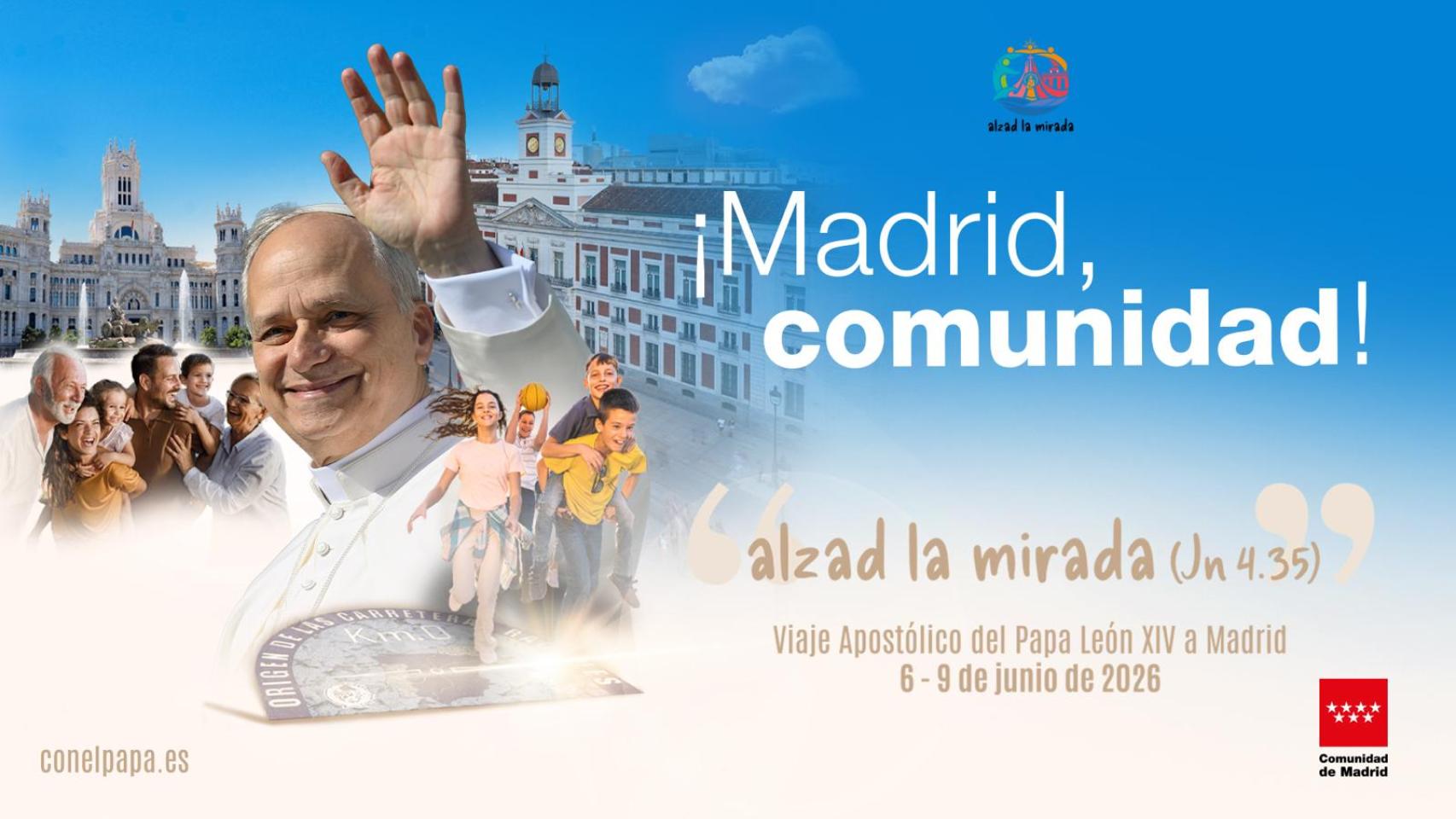 Ayuso convertirá Madrid en el 'Disneyland' del Papa: buses y un Metro con su cara, 80 coles para peregrinos y teatros nocturnos