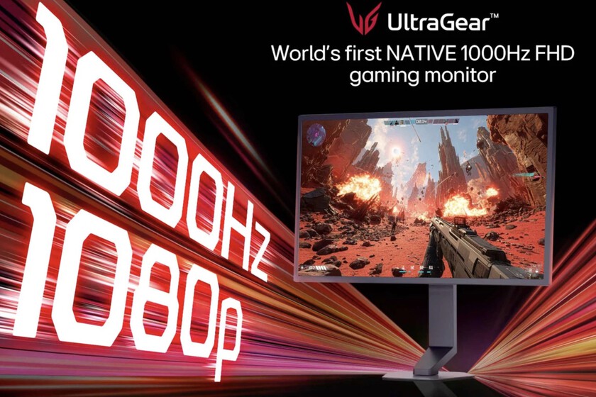 ¿Hasta cuántos Hz van a llegar los monitores? LG tiene una salvaje y nueva respuesta: 1000 Hz