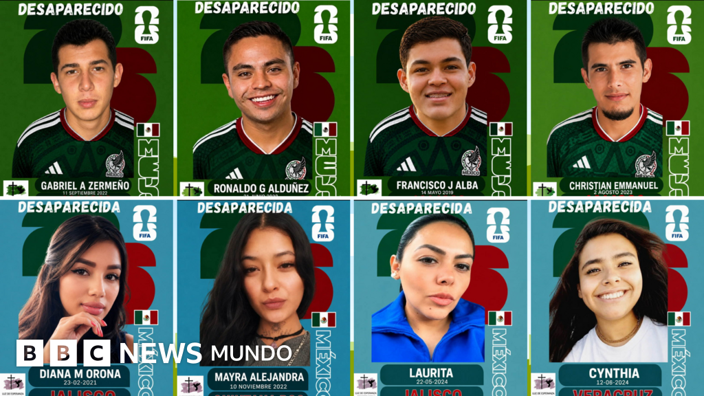 El "álbum mundialista de desaparecidos" de un colectivo de búsqueda en México