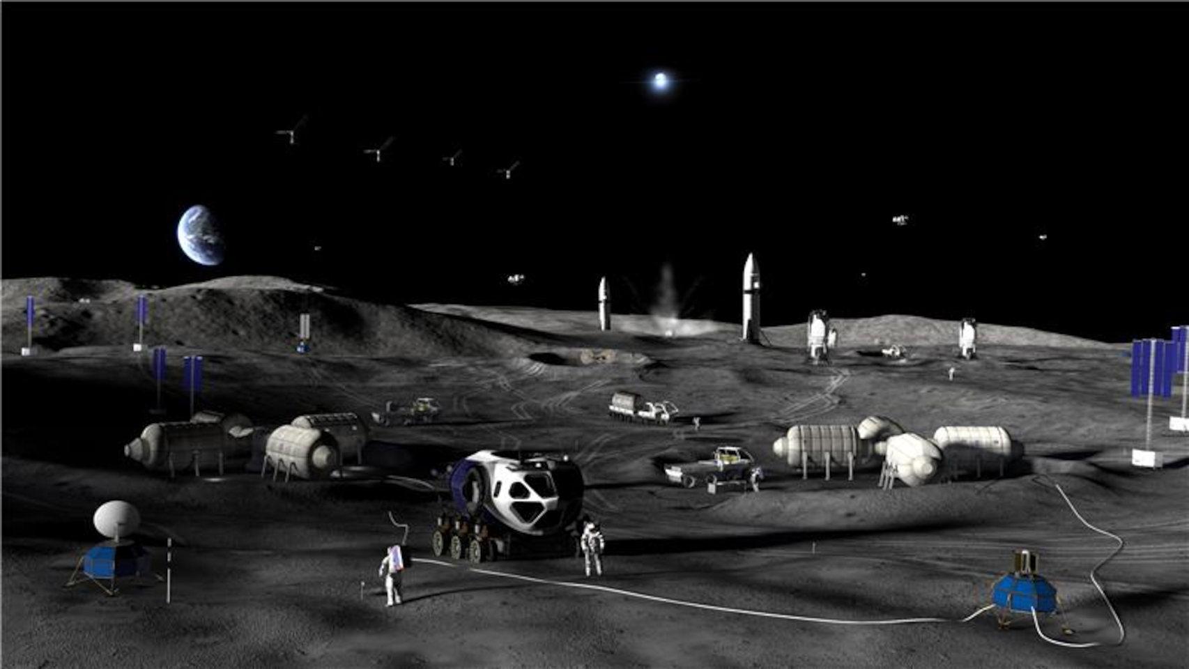 EEUU detalla su plan para la primera base lunar: la NASA y Blue Origin comenzarán su construcción este mismo año