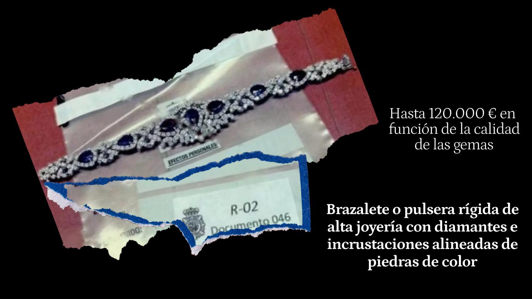 Las joyas de ZP, analizadas una a una: cascadas de piedras, mallas de diamantes, collares y la pieza maestra "valorada en 1,8 M"
