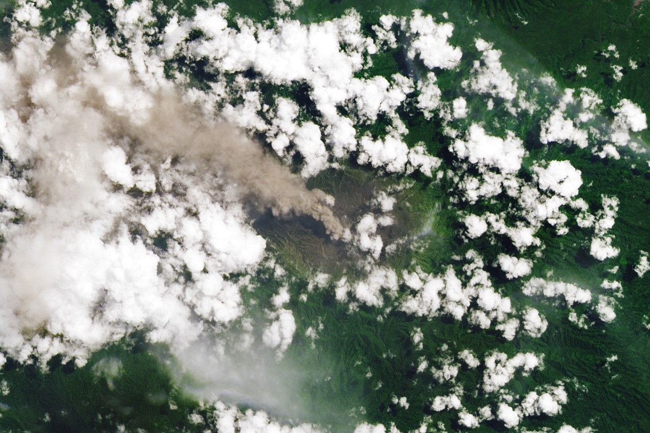 Ever Restless Mount Dukono Erupts