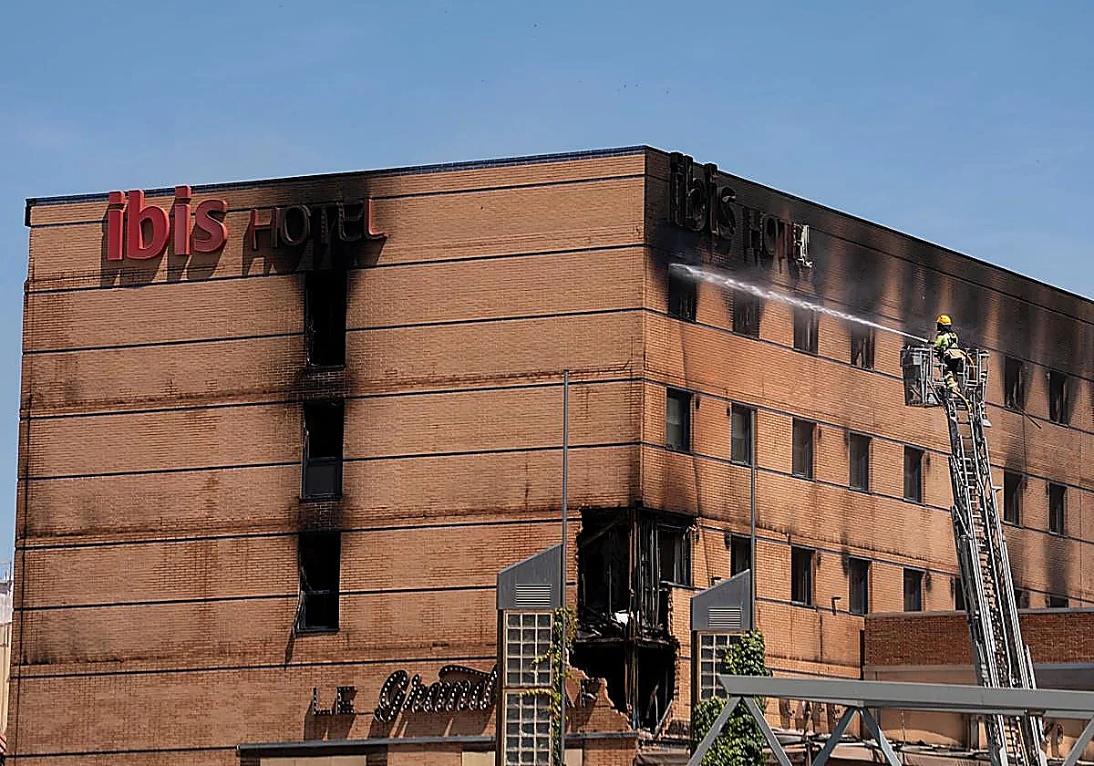 Ibis hotel fire reignites for the third time