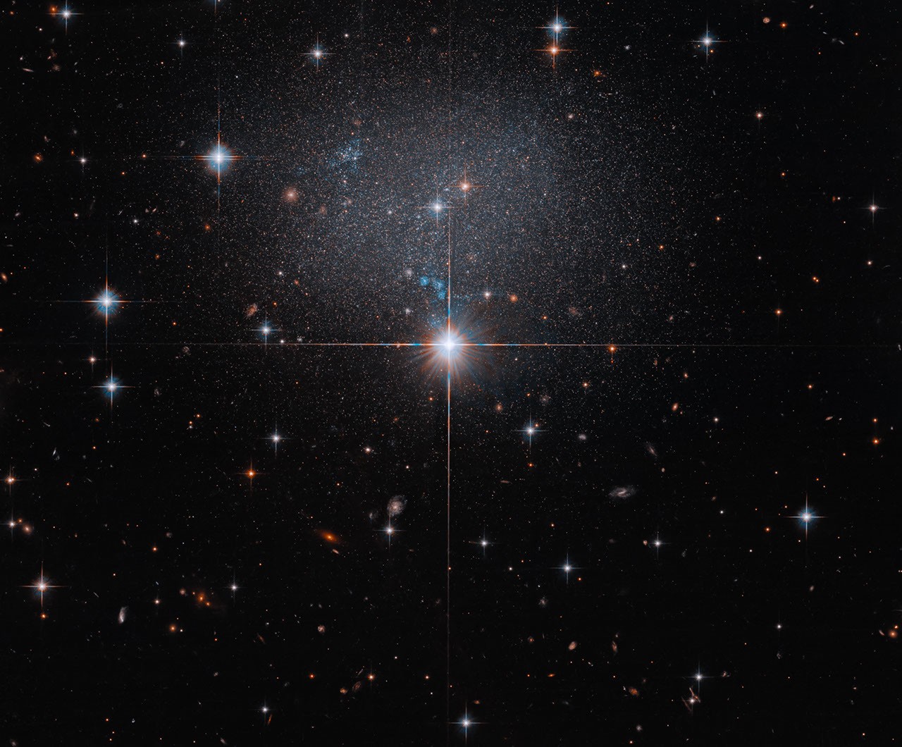 Hubble Spies Faint Irregular Galaxy