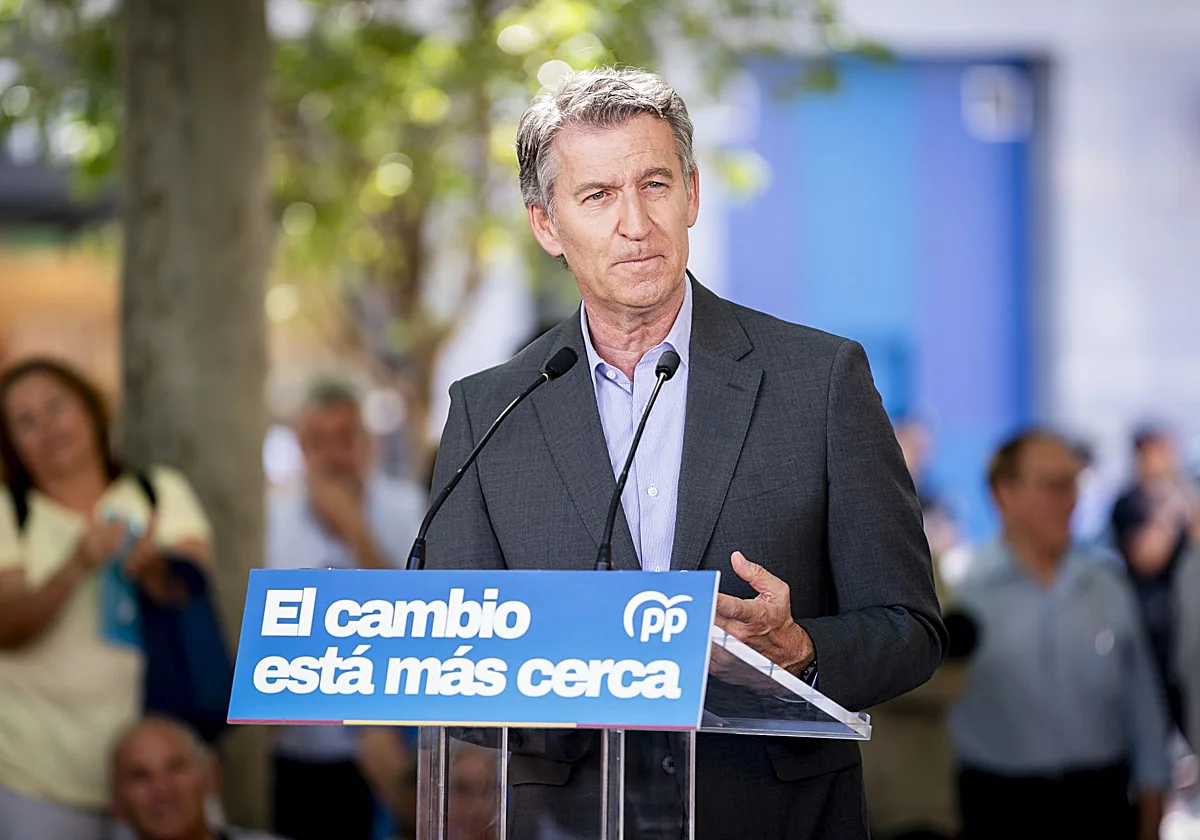 Feijóo martillea sobre el clavo de los socios: «El momento exige algo más que abstenerse del problema»