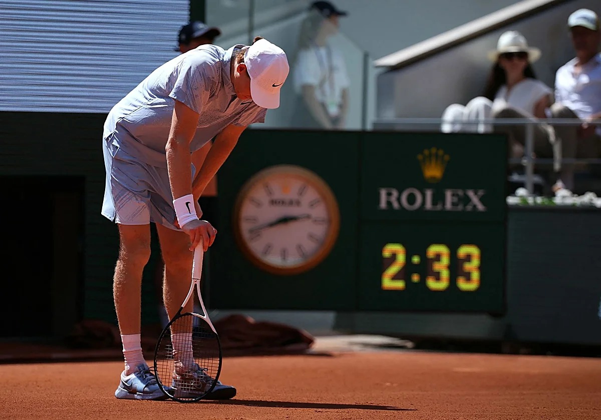 Sinner, eliminado de Roland Garros