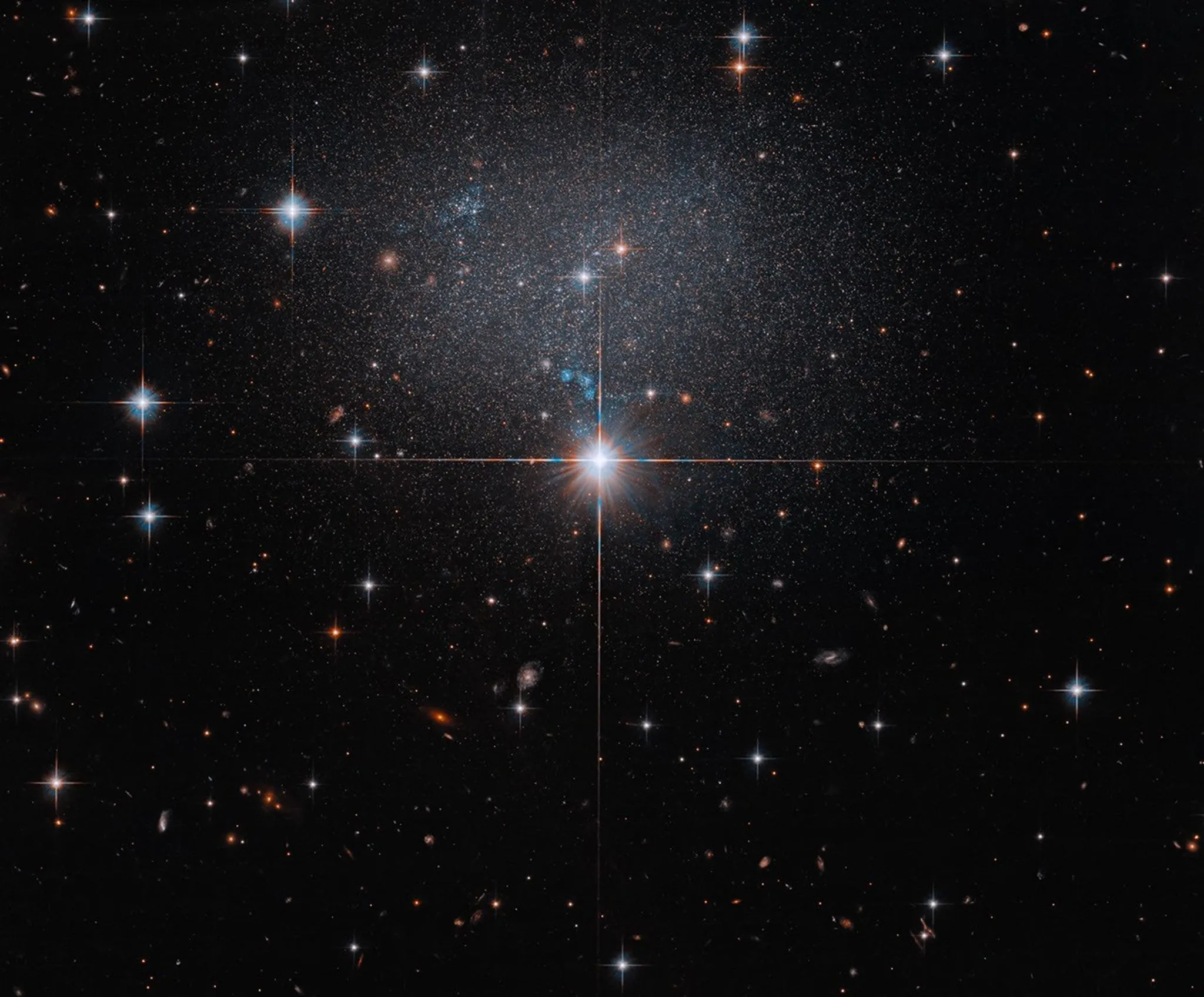 Hubble Spies Faint Irregular Galaxy
