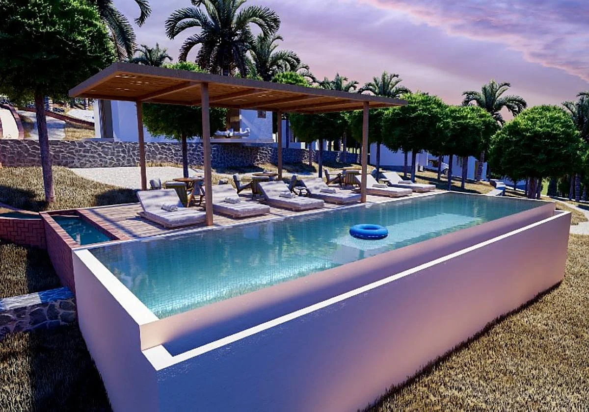 Farmland in Guadalhorce valley destined to become luxury glamping site