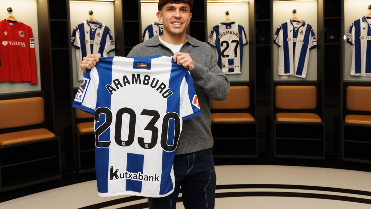 Aramburu: “¿Dar el salto a otro equipo? Ahora en mi cabeza sólo está la Real”
