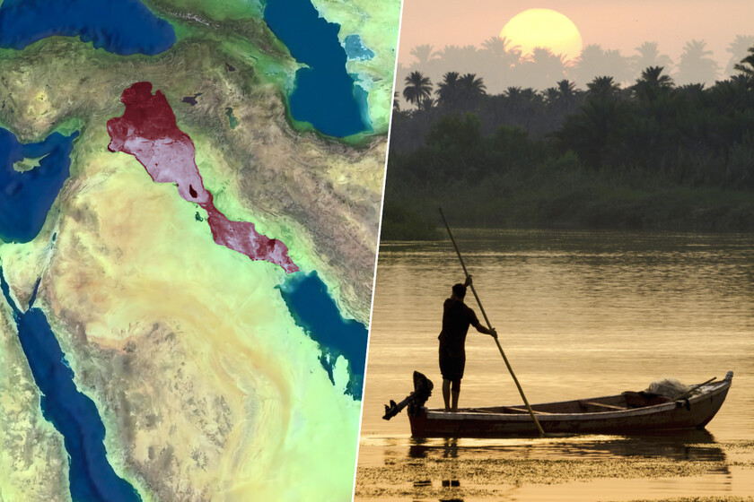 Una autopista fluvial enterrada en Irak ha sido descubierta miles de años después. El motivo: satélites espía de la Guerra Fría