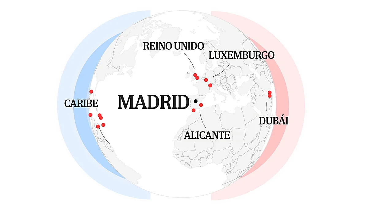 La 'trama ZP', un mapa internacional para el presunto blanqueo de capital