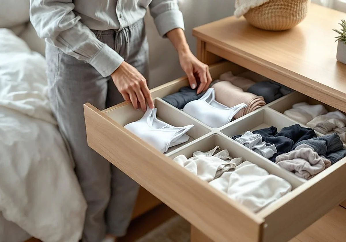 No más cajones revueltos con estos organizadores para ropa interior, calcetines y complementos