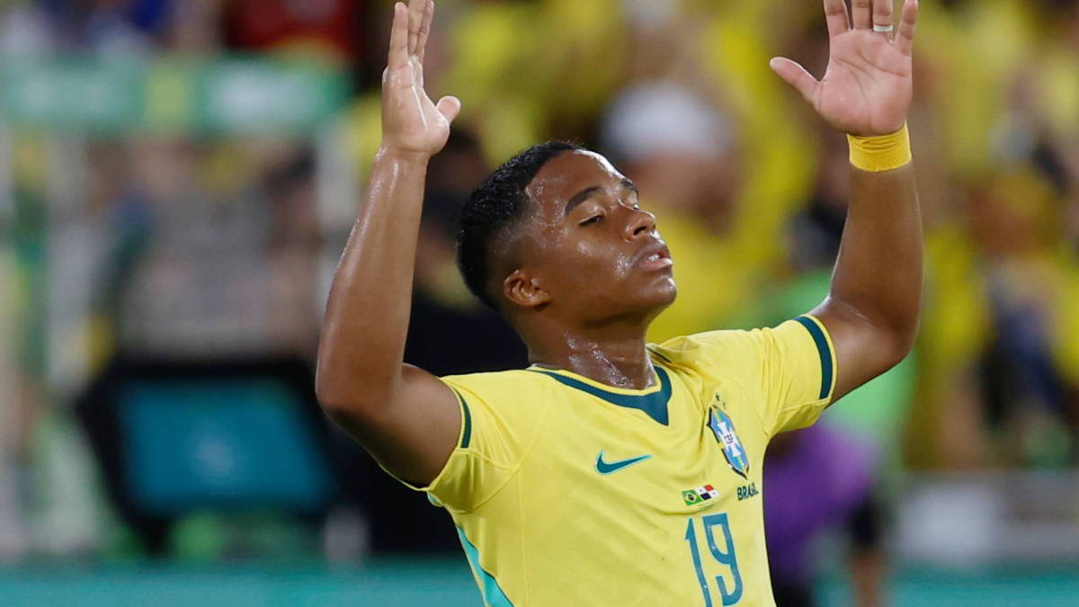 Endrick "genera dudas" a Ancelotti con Brasil