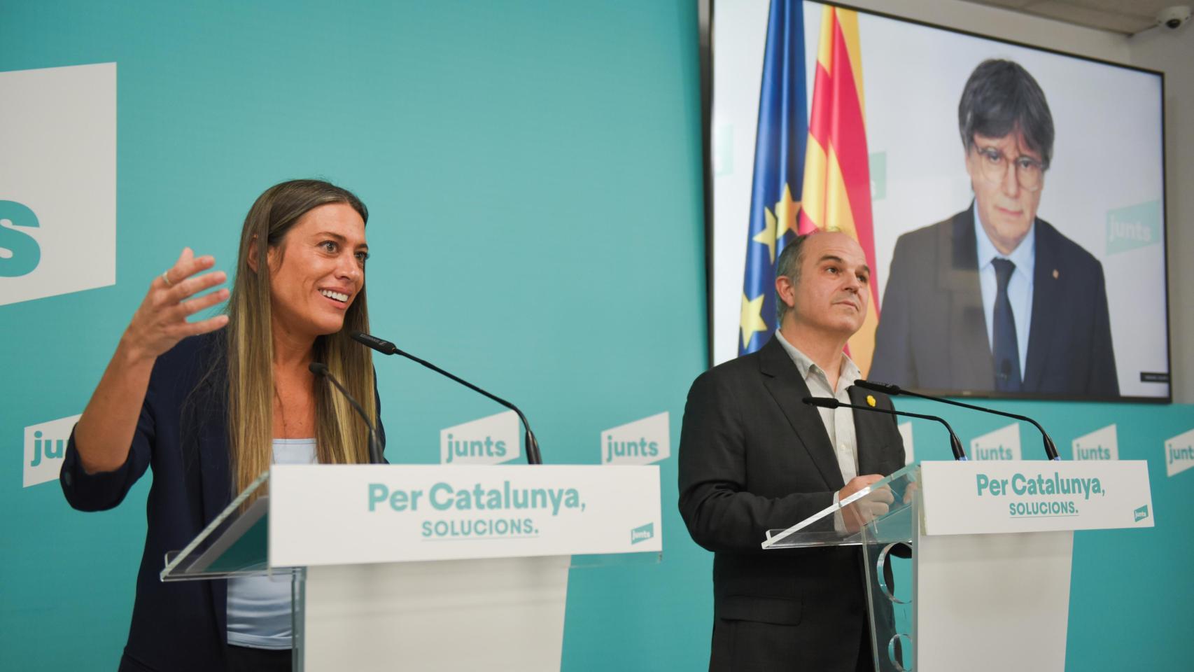 Junts responde a la moción instrumental de Feijóo: "Si la oferta es seria que la negocie con Puigdemont en Waterloo"
