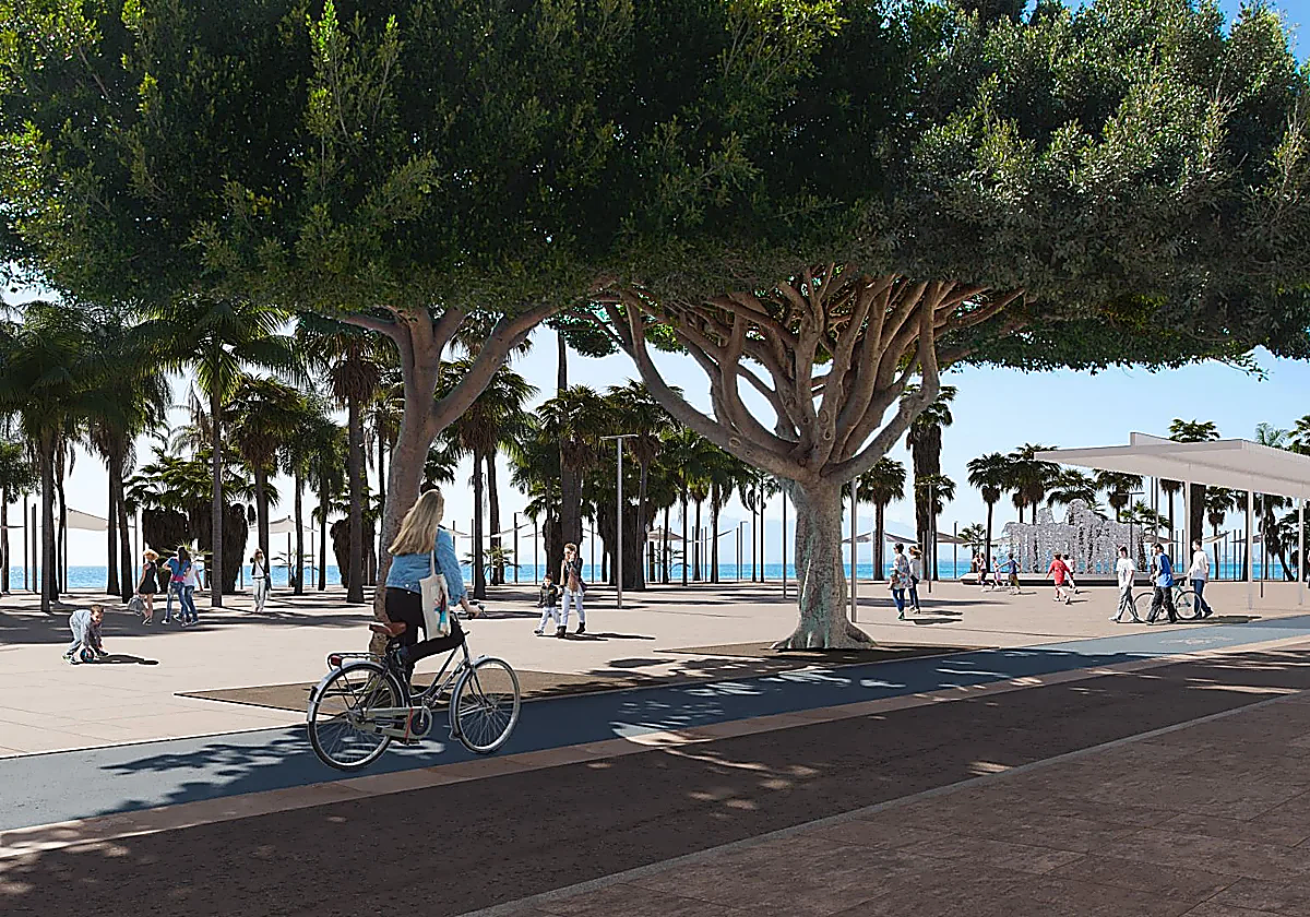 Malaga residents determine fate of parking spaces and bike lanes in El Palo seafront refurbishment project