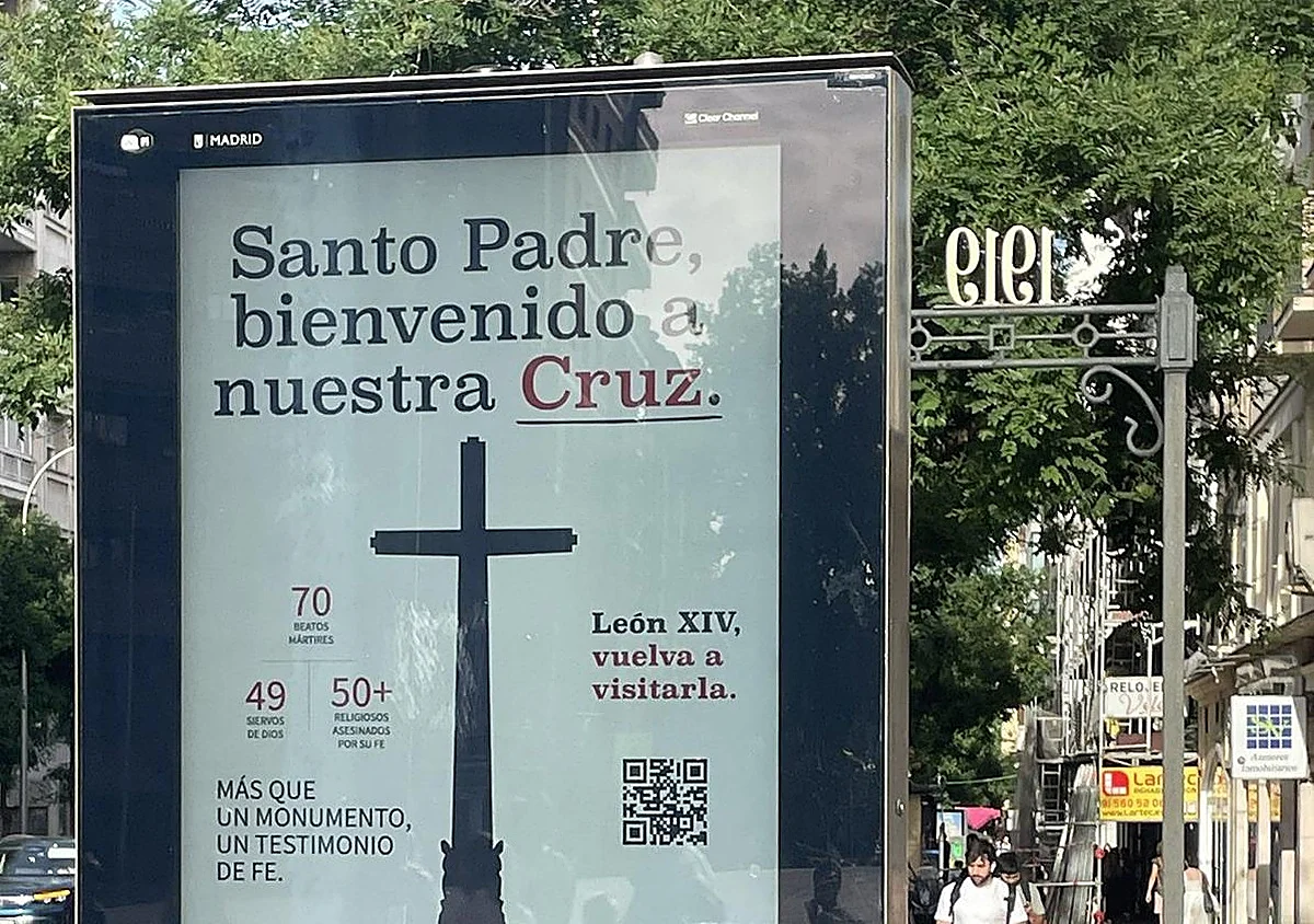 Hazte Oír aprovecha la visita del Papa León XIV para pedirle que detenga la «resignificación» del Valle de los Caídos
