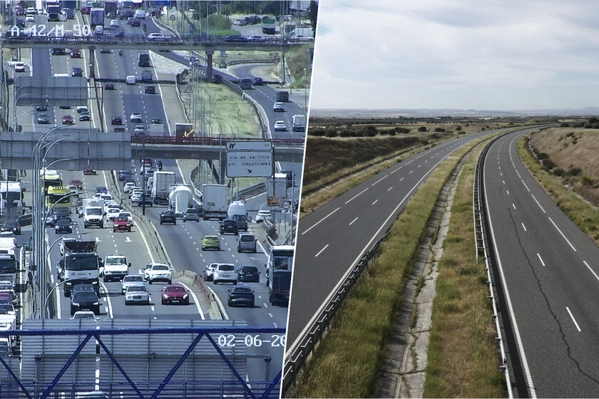 La carretera A-42 se ha convertido en un infierno para Madrid y Toledo. Solución: abrir una carretera fantasma que casi nadie utiliza