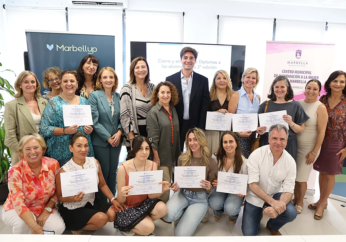 Más de 20 mujeres participan en el programa de entrenamiento en habilidades empresariales de Marbella