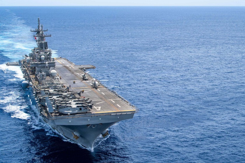 EEUU tenía un barco con 2.000 marines listo para invadir Irán. Ahora lo ha enviado justo al lugar donde más preocupa China