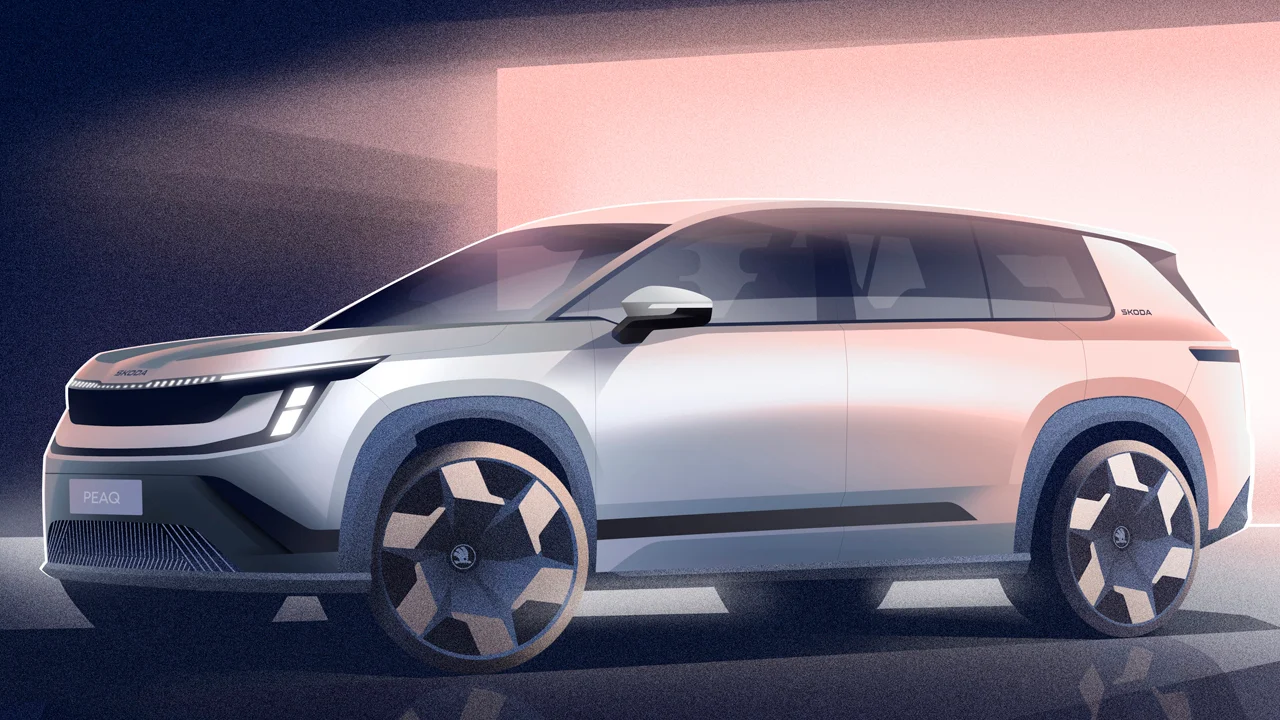 El nuevo Skoda Peaq se deja ver antes de su debut, más grande que el Kodiaq y con hasta 620 km de autonomía
