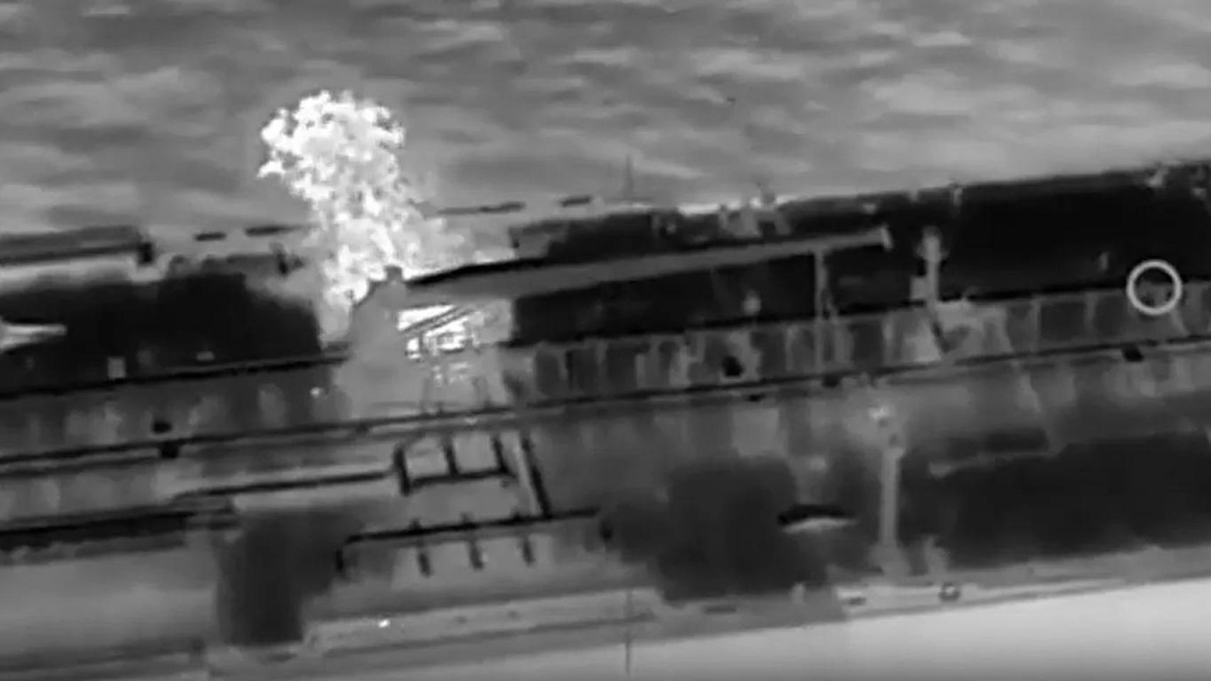 Ucrania ataca por primera vez en el mar Mediterráneo a un petrolero de la 'flota fantasma' rusa frente a la costa de Libia