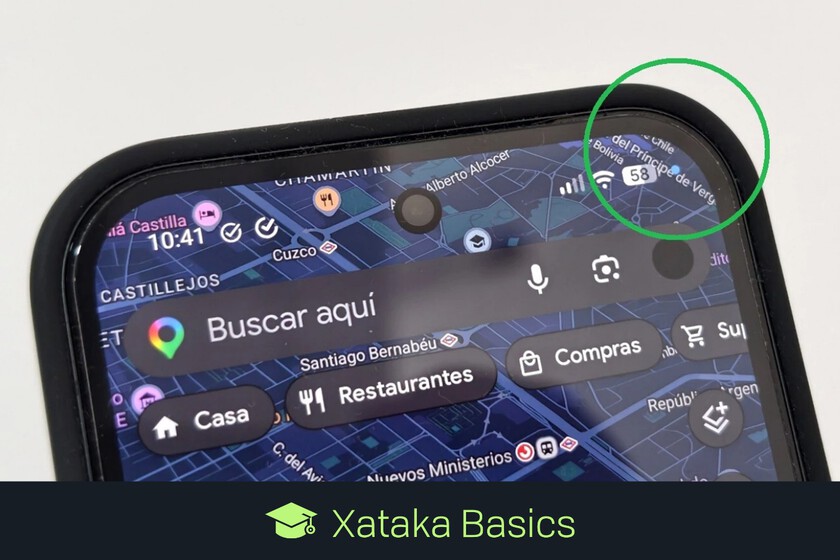 Qué es el punto azul en la parte superior de tu móvil Android