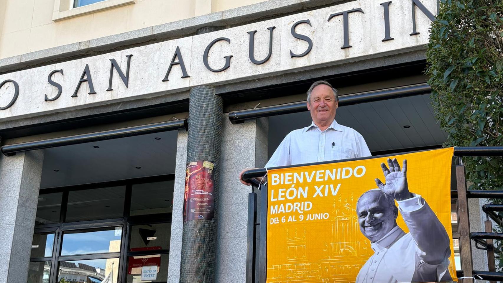 Argimino, el agustino que convenció al Papa para abrir un colegio en Madrid y ahora aloja a 2.000 peregrinos por su visita