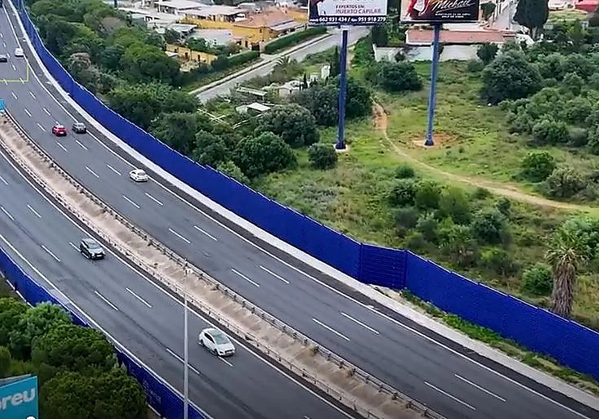 Torremolinos calls on the government to find solutions to the noise from the motorway in La Leala and El Pinillo Norte