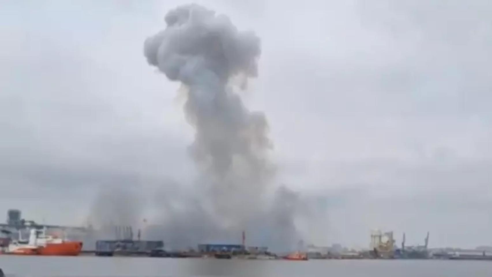 Un dron marítimo de origen desconocido explota en un puerto de Rumanía, el segundo incidente en una semana