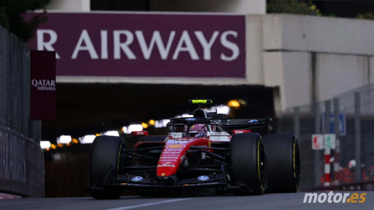 Ferrari se postula para acabar con el reinado de Mercedes en Mónaco, Sainz amenaza a los Alpine