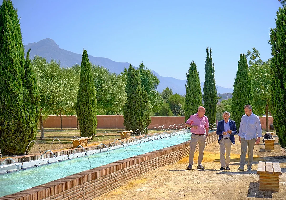 Marbella town hall completes restoration of Arab garden in Parque de los Tres Jardines