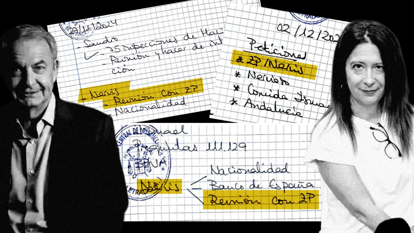 Leire Díez apuntó en su agenda una "reunión con ZP" vinculada al exviceministro chavista de Energía Nervis Villalobos