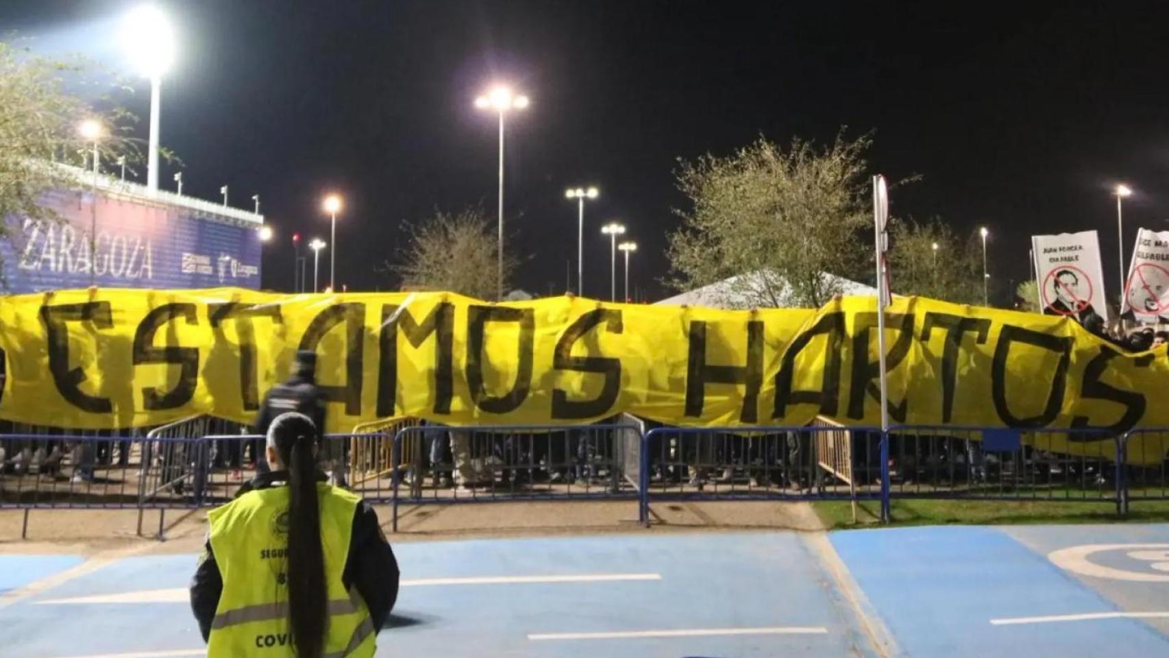 Detienen a 24 ultras del Real Zaragoza por los altercados de los últimos partidos: les acusan de desorden público