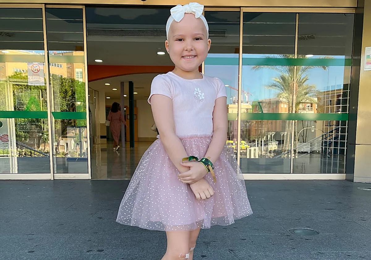 Victoria Esperanza da las gracias a los donantes de médula ósea tras someterse al trasplante: «Todo fue muy bien»