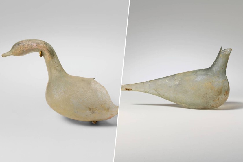 Hace 2.000 años los romanos vendían perfumes en palomas de cristal que solo podían abrirse rompiéndoles el cuello