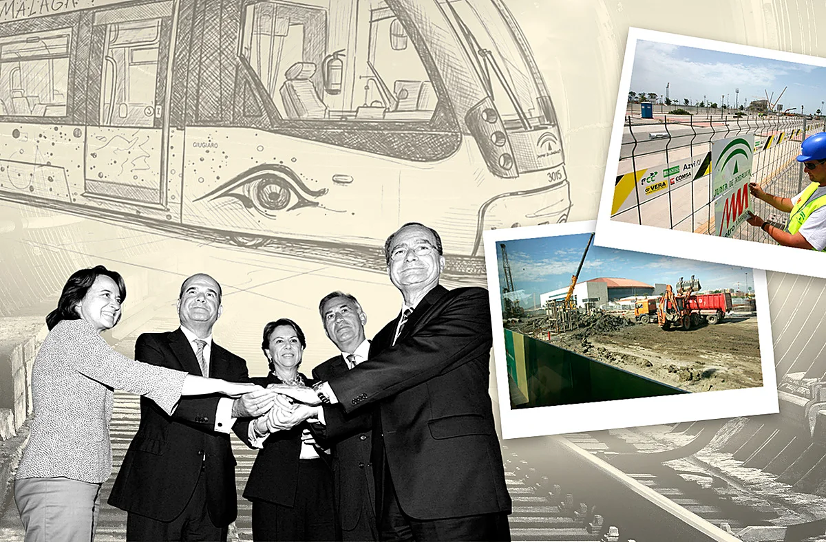 Las obras del metro de Málaga cumplen 20 años con el reto de alcanzar nuevos destinos