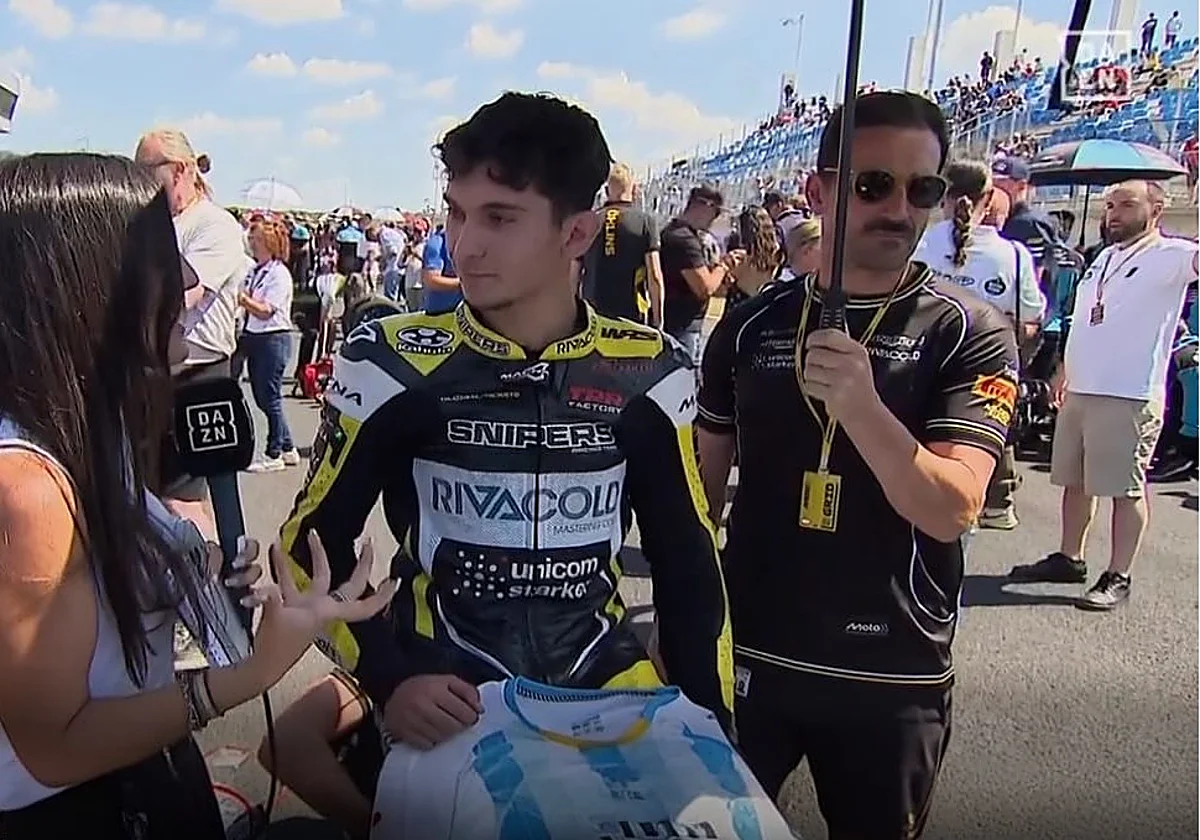 Jesús Ríos logra la octava plaza y luce la camiseta del Málaga en el GP de Hungría