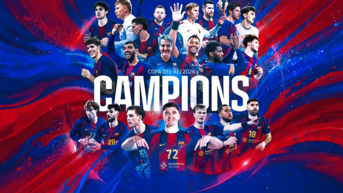 El Barça aplasta al Bidasoa en la final de la Copa del Rey y suma 48 títulos consecutivos a nivel nacional